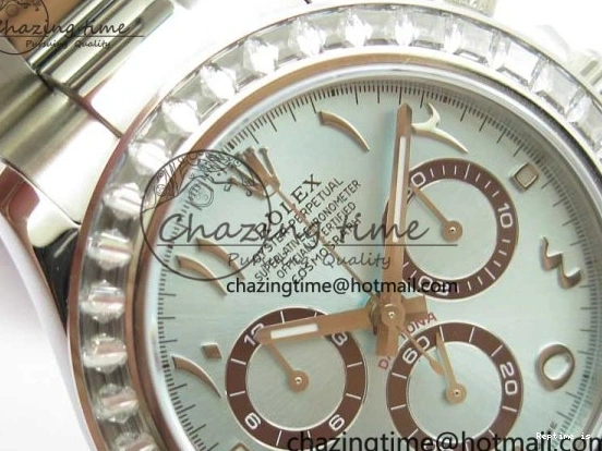 1219 Daytona 116506 Middle East Edition Bp Maker Best Edition Ice Blue Brown Arabic Dial Diam Bezel On SS Bracelet A Neat 2897